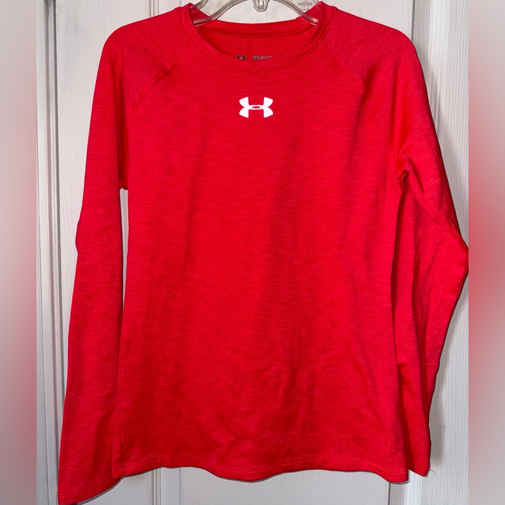 Under Armour Coral Long Sleeve Performance Top Kids Size XL